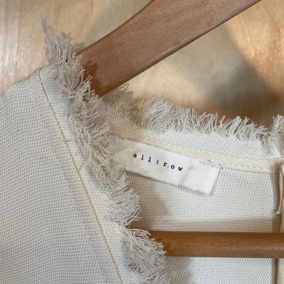 all: row - White/cream jumpsuit - Size M - Great condition - Picture 3 of 4